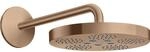 hansgrohe Axor One Kopfbrause 48491310 mit Brausearm, 1jet, brushed red gold