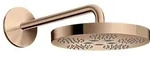 hansgrohe Axor One Kopfbrause 48491300 mit Brausearm, 1jet, polished red gold
