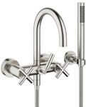 Dornbracht Tara. Wannen-Zweigriff-Armatur 25133892-06 Kreuzgriffe, Wandmontage,...