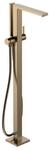 hansgrohe Tecturis E Wannenarmatur 73445140 bodenstehend, brushed bronze