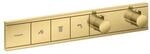 hansgrohe RainSelect Fertigmontageset 15381990 Unterputz-Thermostat, 3 Verbraucher,