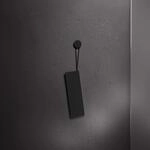 Keuco Edition 400 Duschabzieher 04959370000 schwarz (RAL 9011), mit Wandhalterung