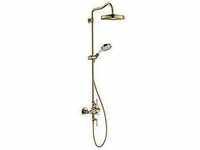 hansgrohe Axor Montreux Showerpipe 16572990 mit Thermostat, Kopfbrause, 240mm, 1jet,