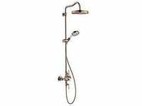 hansgrohe Axor Montreux Showerpipe 16572300 mit Thermostat, Kopfbrause, 240mm, 1jet,