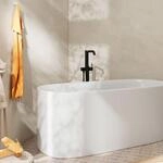 hansgrohe Tecturis S Wannenarmatur 73440670 bodenstehend, mattschwarz
