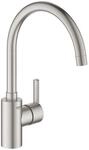 Grohe Feel K&uuml;chenarmatur 32670DC2 supersteel, hoher Auslauf