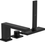 hansgrohe Tecturis E 3-Loch Wannenarmatur 73443670 mit sBox, mattschwarz