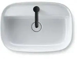 Duravit Zencha Aufsatzbecken 2374550071 55x39cm, mit Hahnloch, Hahnlochbank,...