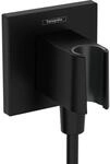 hansgrohe FixFit Porter E Schlauchanschlu&szlig; 26889670 f&uuml;r Handbrause, mattschwarz