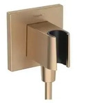 hansgrohe FixFit Porter E Schlauchanschlu&szlig; 26889140 f&uuml;r Handbrause, brushed bronze
