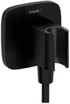 hansgrohe FixFit Porter Q Schlauchanschlu&szlig; 26887670 f&uuml;r Handbrause, mattschwarz