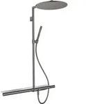 hansgrohe Axor Showerpipe 27984340 mit Thermostat 800, Kopfbrause 350 1jet,...