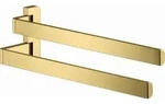 hansgrohe Axor Handtuchhalter 42821990 409mm, 2-armig, schwenkbar, polished gold