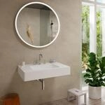hansgrohe Tecturis S 3-Loch Waschtischarmatur 73330000 mit Push-Open-Ablaufgarnitur,