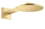 hansgrohe Axor Kopfbrause 35284250 mit Brausearm, brushed gold optic
