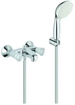 Grohe Costa Wannenarmatur 2546010A chrom, mit Relexaflex-Brausegarnitur