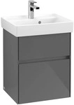 Villeroy & Boch Collaro Waschtischunterschrank C00600FP 46x54,6x37,4cm, Glossy Grey