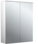 Emco pure 2 Design Aufputz-Lichtspiegelschrank 979705402 600x711mm, LED, mit