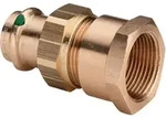 Viega Sanpress Verschraubung 125318 22 mm x Rp 3/4, Rotguss oder Siliziumbronze,