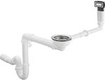 hansgrohe 660 Ab-/&Uuml;berlaufgarnitur 43921800 manuell, f&uuml;r Einzelbecken, D14-10 BSO,
