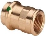 Viega Sanpress &Uuml;bergangsst&uuml;ck 108465 22 mm x Rp 3/4, Rotguss oder Siliziumbronze,