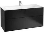Villeroy & Boch Finion Unterschrank F05000PD 119,6x59,1x49,8cm, Black matt...