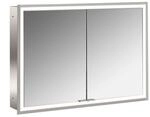Emco prime Unterputz-Lichtspiegelschrank 949706293 1000x730mm, 2-t&uuml;rig,