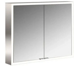 Emco prime Aufputz-Lichtspiegelschrank 949706262 800x700mm, 2-t&uuml;rig,