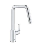 Grohe Start K&uuml;chenarmatur 30631000 chrom, hoher Auslauf, herausziehbare Dual