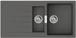 hansgrohe Einbausp&uuml;le 43357290 750x490mm, Haupt- und Zusatzbecken, 980 x 480 mm,