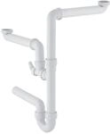 Geberit Rohrbogengeruchsverschluss 152818111 11/2" x 50mm, mit Winkelschlaucht&uuml;lle,