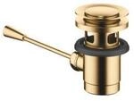 Dornbracht Ablaufgarnitur 10300970-28 1 1/4", mit Kniehebel 185 mm, messing