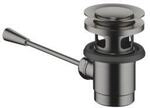 Dornbracht Ablaufgarnitur 10300970-99 1 1/4", mit Kniehebel 185 mm, Dark Platinum
