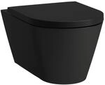 Laufen Kartell Wand-Tiefsp&uuml;l-WC H8213317160001 schwarz matt, sp&uuml;lrandlos, mit