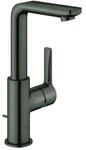 Grohe Lineare Waschtisch-Einhebelmischer 23296AL1 hard graphite geb&uuml;rstet, L-Size,