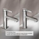 Keuco IXMO Pure Waschtischarmatur 59502011000 Ausladung 110mm, mit Ablaufgarnitur,