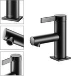 Keuco IXMO Pure 60 Black Selection Waschtischarmatur 59504371100 ohne Ablaufgarnitur,