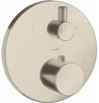 hansgrohe Axor Uno Fertigmontageset 38720820 Unterputz-Thermostat, mit Ab- und