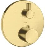 hansgrohe Axor Uno Fertigmontageset 38720950 Unterputz-Thermostat, mit Ab- und