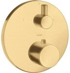 hansgrohe Axor Uno Fertigmontageset 38720250 Unterputz-Thermostat, mit Ab- und