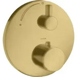 hansgrohe Axor Uno Fertigmontageset 38700250 Unterputz-Thermostat, mit Absperrventil,