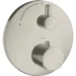 hansgrohe Axor Uno Fertigmontageset 38700800 Unterputz-Thermostat, mit Absperrventil,