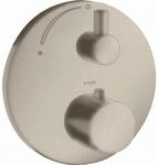 hansgrohe Axor Uno Fertigmontageset 38700820 Unterputz-Thermostat, mit Absperrventil,