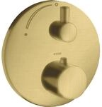 hansgrohe Axor Uno Fertigmontageset 38700950 Unterputz-Thermostat, mit Absperrventil,