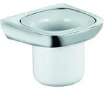 Kludi Amba Glashalter 5397505 chrom, Glas Keramik