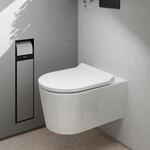 hansgrohe EluPura WC-Sitz 60200450 wei&szlig;, Befestigung oben, mit SoftClose und