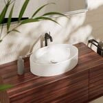 hansgrohe Xuniva Aufsatzwaschtisch 61072450 550x400mm, ohne Hahnloch/&Uuml;berlauf,