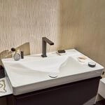 hansgrohe Xelu Q Waschtisch 61025450 800x480mm, Ablage rechts, 2 Hahnl&ouml;cher, ohne