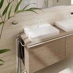 hansgrohe Xelu Q Handwaschbecken 61018450 600x480, mit Hahnloch, ohne &Uuml;berlauf,