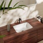 hansgrohe Xuniva Unterbauwaschtisch 61052450 450x350mm, ohne Hahnloch, mit &Uuml;berlauf,